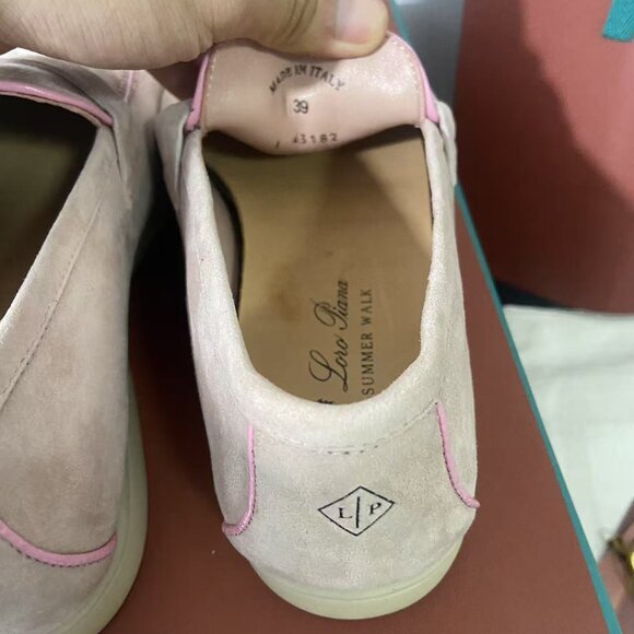 Loro Piana Women's SUMMER CHARMS WALK 13 SUEDE Loafers EU 37 - Picture 4 of 5